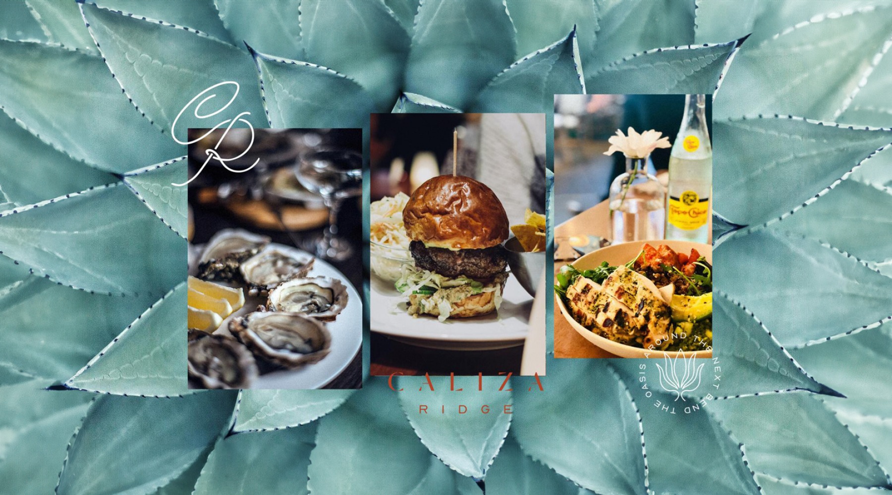 a collage of food and property brand icons